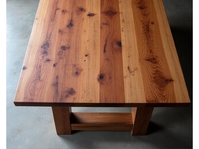Massiver Holzesstisch 'Waldlicht'