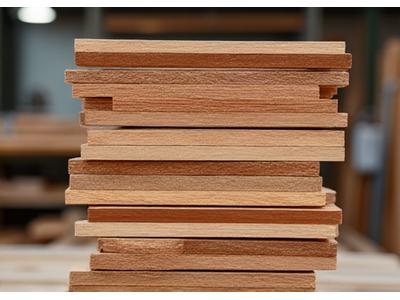 Holzauswahl in der Werkstatt von AlpenFurnish